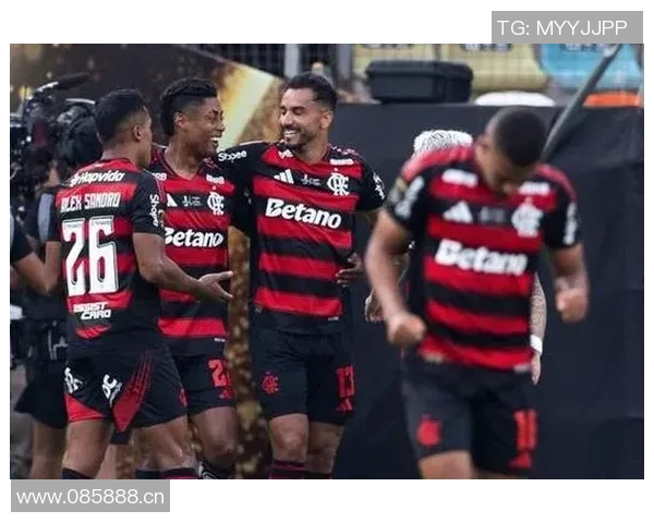 弗拉门戈夺解放者杯现场获颁2400万美元支票庆祝胜利